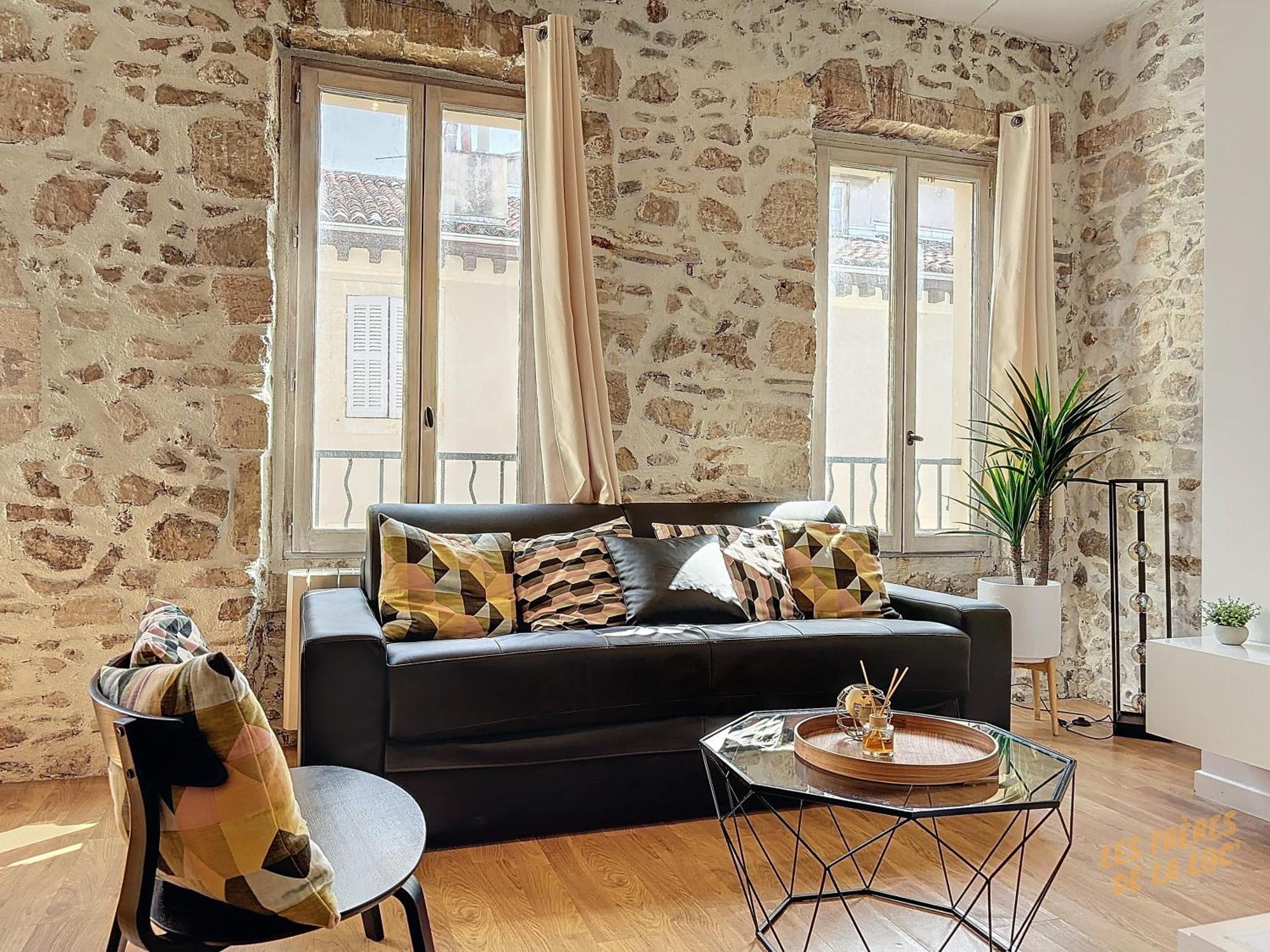 Charmant Appartement Au Vieux-Port - Climatisation - Les Freres De La Loc' Marseille Luaran gambar